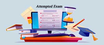 Attempted exam
